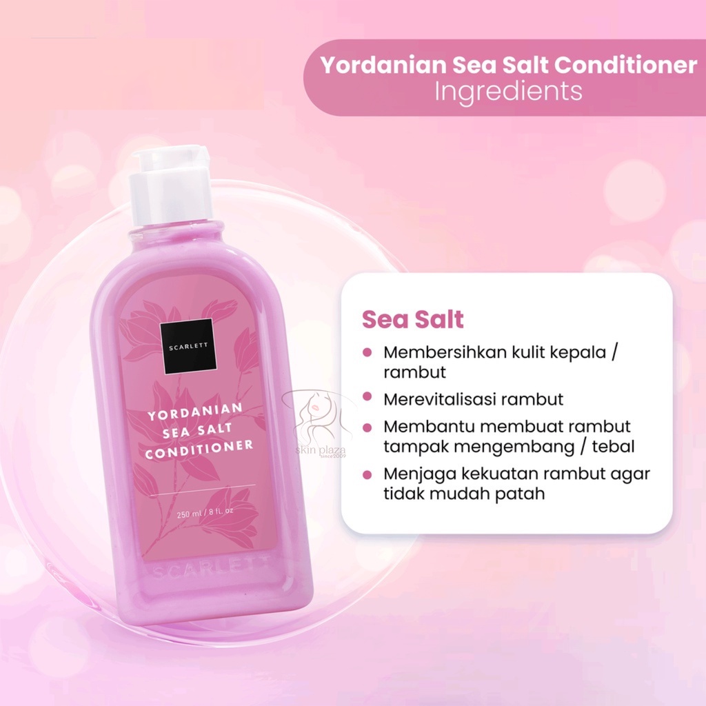 Scarlett Whitening Yordanian Sea Salt Shampoo | Yordanian Sea Salt Conditioner