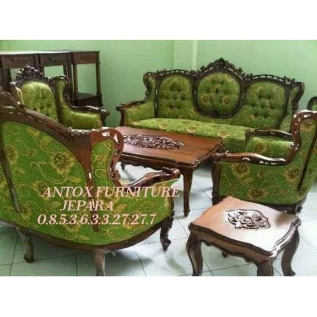 Kursi tamu sofa Romawi ganesha