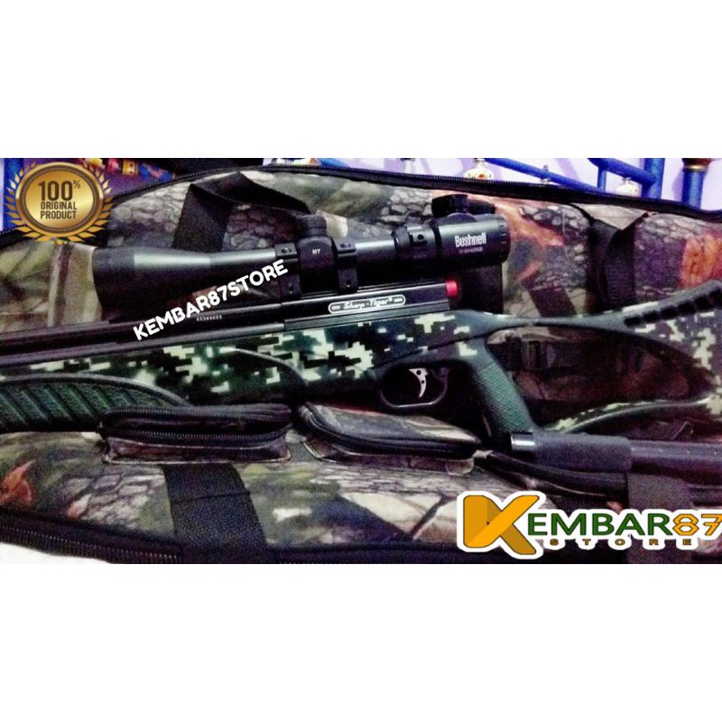 PROMO MURAH TAS SENAPAN ANGIN bahan d600 printing busa super loreng laras panjang tas CAMO MURAH