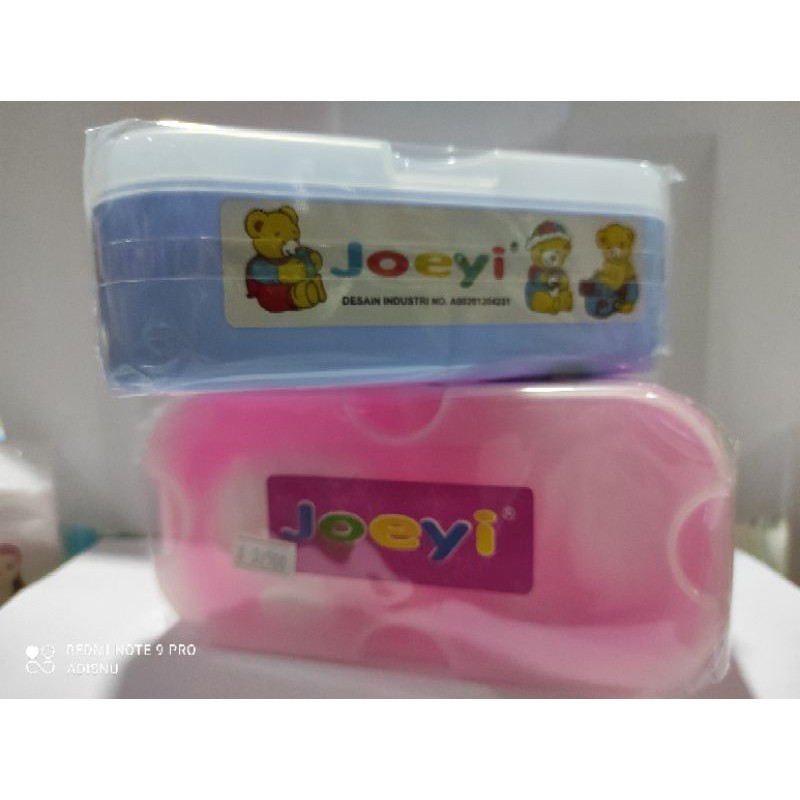 Joeyi Tempat Bedak Bayi Tabur Anti Pecah Dengan Sekatd