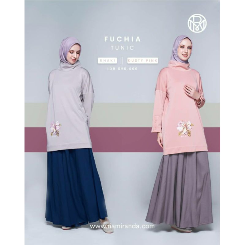 riamiranda fuchia tunik (new)