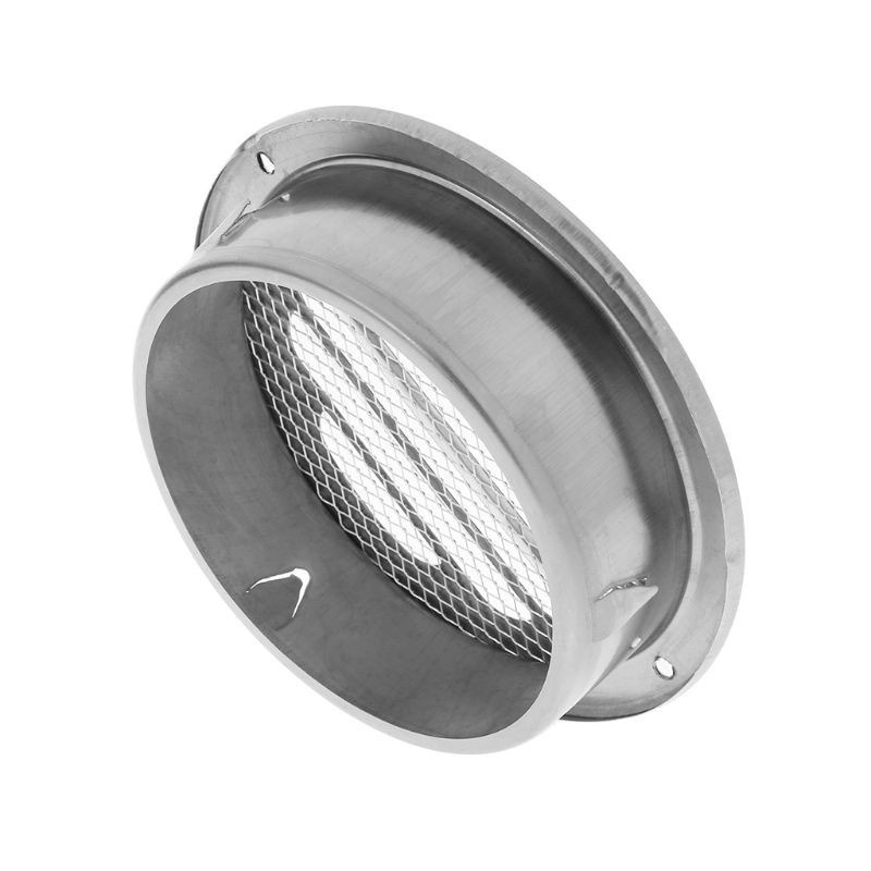 CRE  Stainless Steel Exterior Wall Air Vent Grille Round Ducting Ventilation Grilles