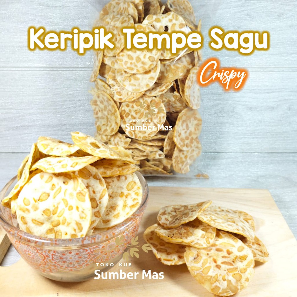 KERIPIK KRIPIK TEMPE SAGU Spesial - 250 gr