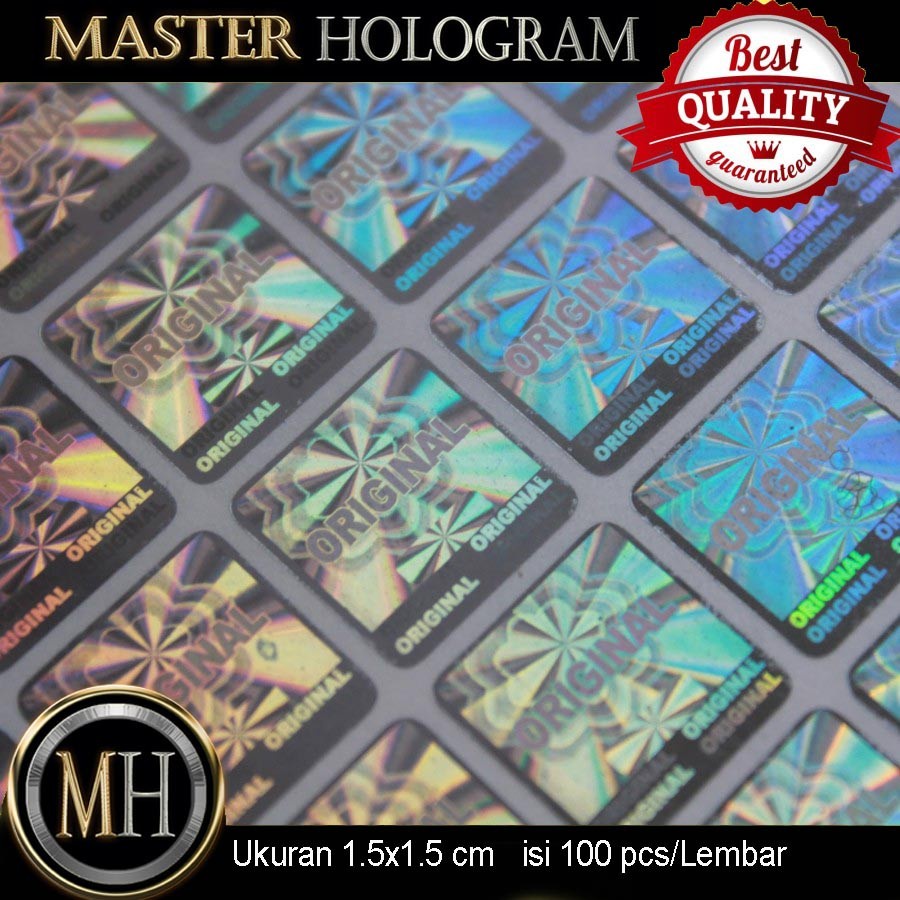 

Stiker Hologram ORIGINAL Persegi SH007