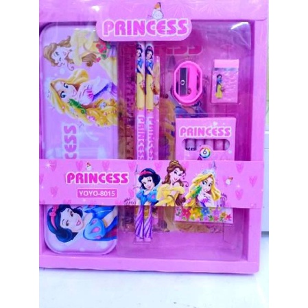 

BEST RATING Kotak pensil set crayon / Alat tulis sekolah / stationary set / ATK karakter / pony /Spiderman / princess / minion ☭ 894