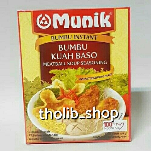 

Munik bumbu kuah baso 58 gr