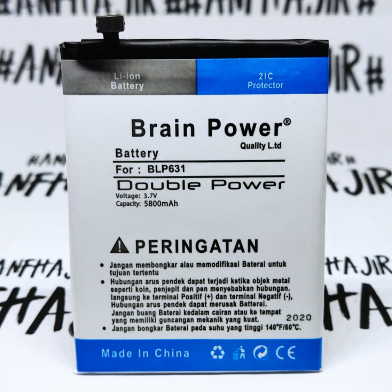 BATRE BATREI BATERAI OPPO F 3 F3 F 5 F5 PLUS A77 A 77 BLP631 BLP 631 BLP-631 BRAIN DOUBLE POWER (580