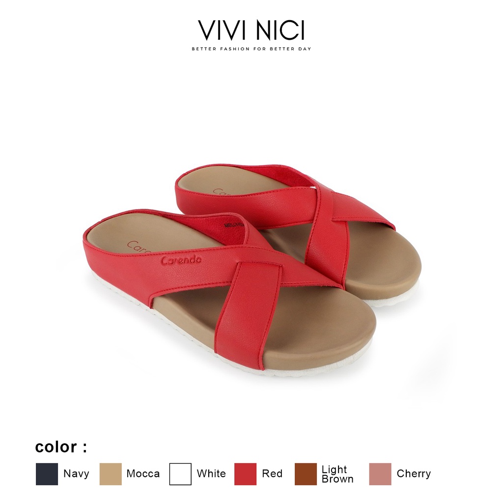 Carendo by Vivi Nici - Melly Sandal Wanita-Red