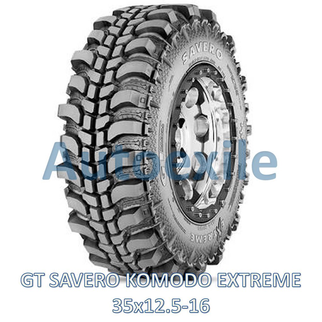 Ban Luar GT 35x12.5-16 Savero Komodo Extreme Tubeless Mobil Off Road MT Mud Lumpur