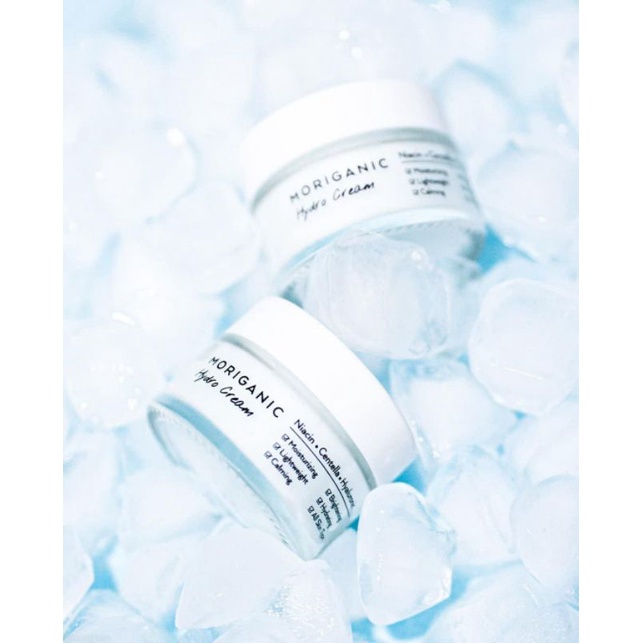[BPOM] MORIGANIC Hydro Cream Moisturizer PELEMBAB MENCERAHKAN MENGHIDRASI WAJAH NIACINAMIDE CENTELLA
