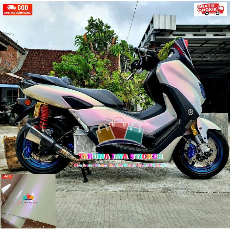 Stiker Skotlet Putih Lembayung Skotlet Putih Mutiara Sticker Skotlet Putih Mutiara Lembayung Bunglon