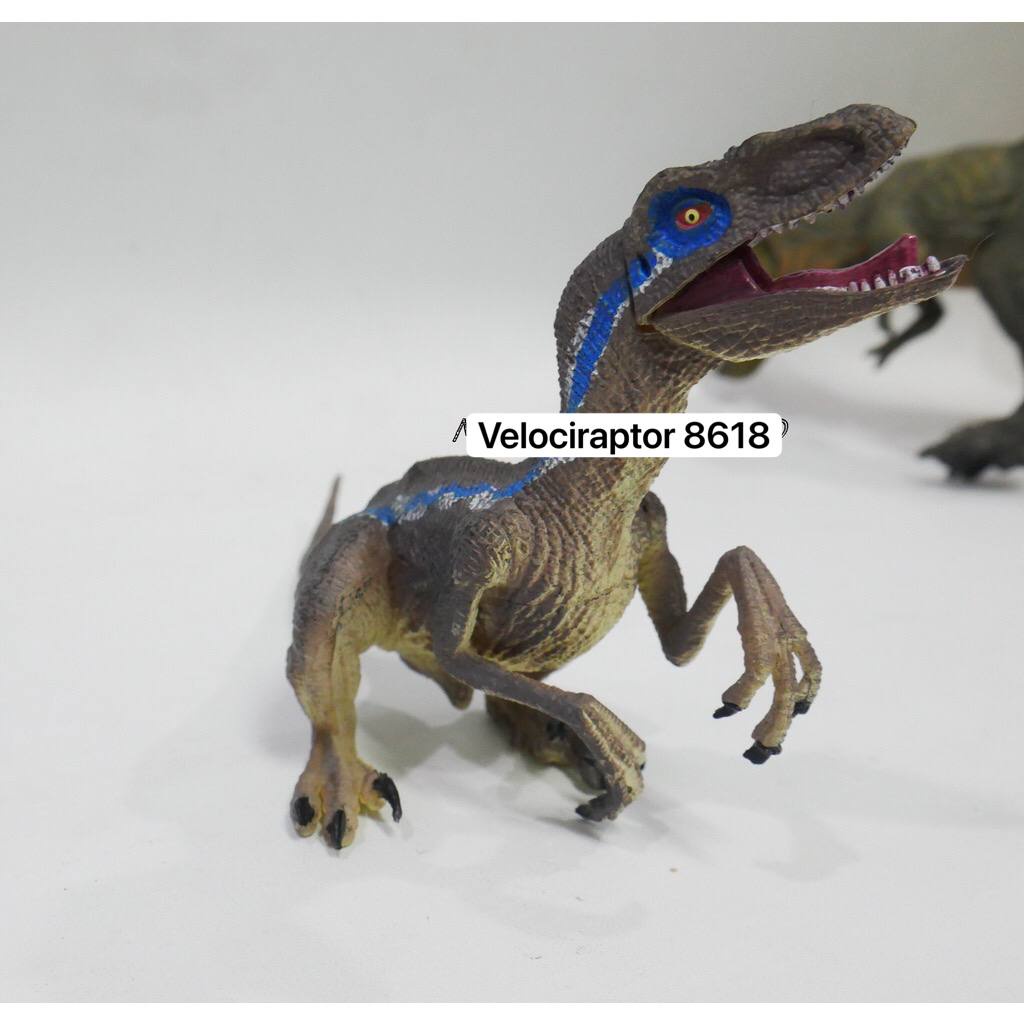 Figure Dinosaurus Velociraptor 8618 - Mainan Edukasi New Canna Velociraptor