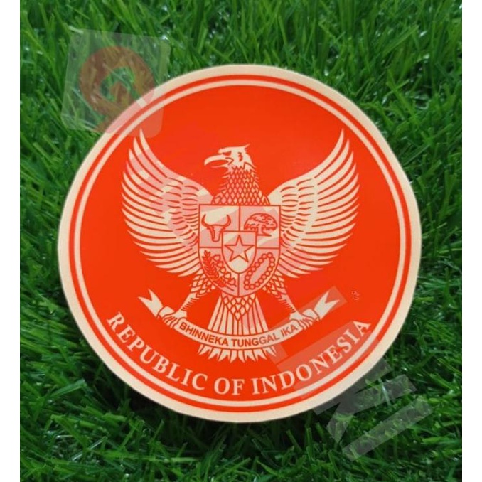 

(BISA COD) STICKER REPUBLIC OF INDONESIA MERAH BULAT TEMPEL DALAM KACA SPECIAL Kode 227
