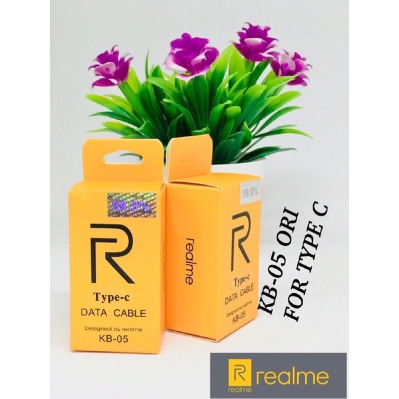 Promo Terpopuler Kabel Data Realme KB-05 Type C / Micro Usb Cable Fast Charging Warna Kuning 1 Meter