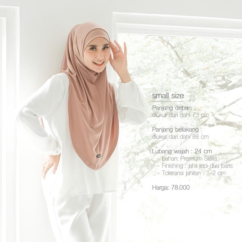 SOFIA INSTANT | Hijab Instan Syiria Tanpa Pet bahan Stella Premium
