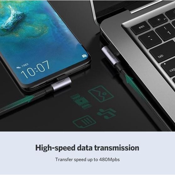 UGREEN Kabel Charger USB To Type C Cable Data Fast Charging 66W Oppo Samsung US302 60776