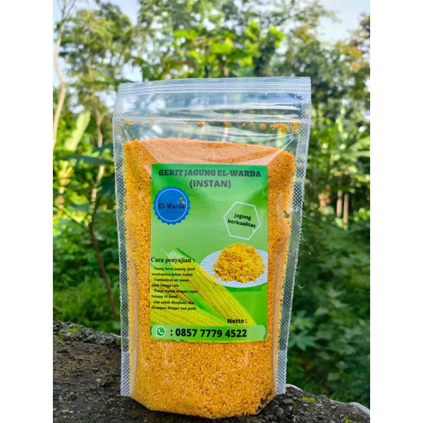 

Gerit jagung, nasi jagung, nasi empok instan 250gram (matang) El-warda