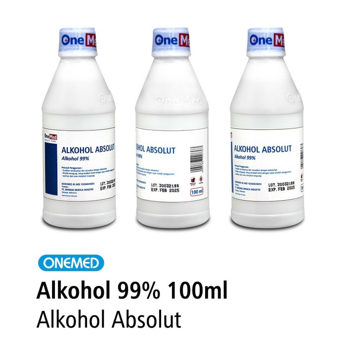 Alkohol 99% Alkohol Absolut 100 Ml OneMed