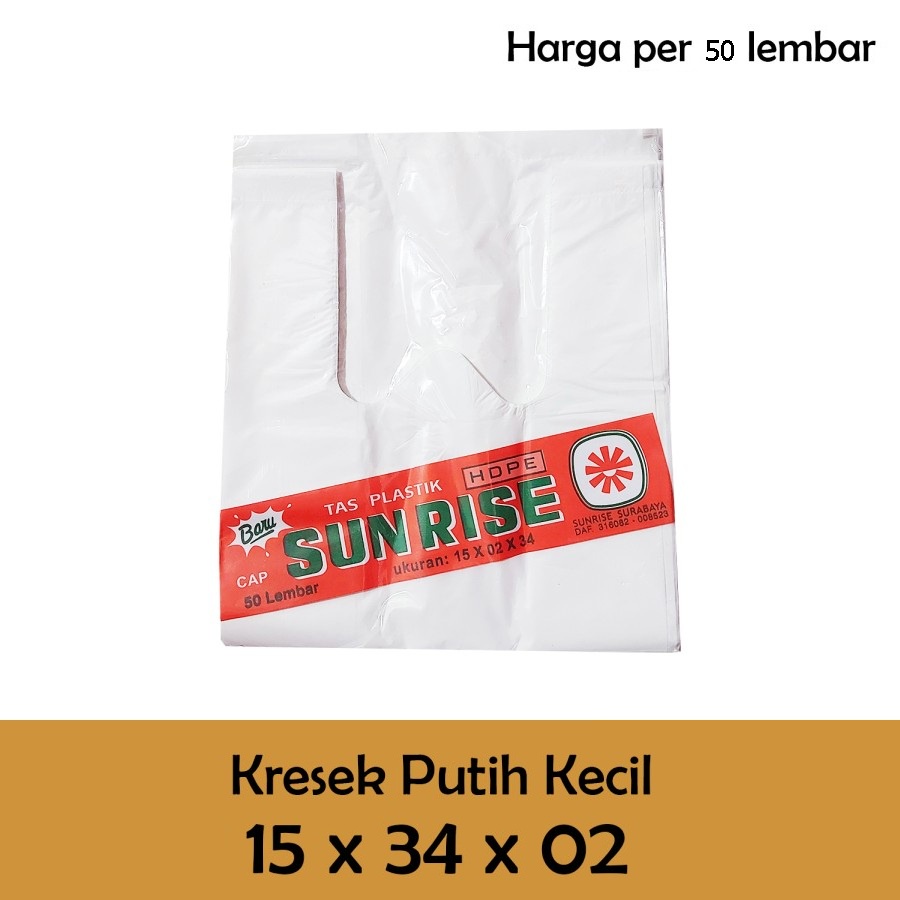 Kantong plastik kresek 15 x 02
