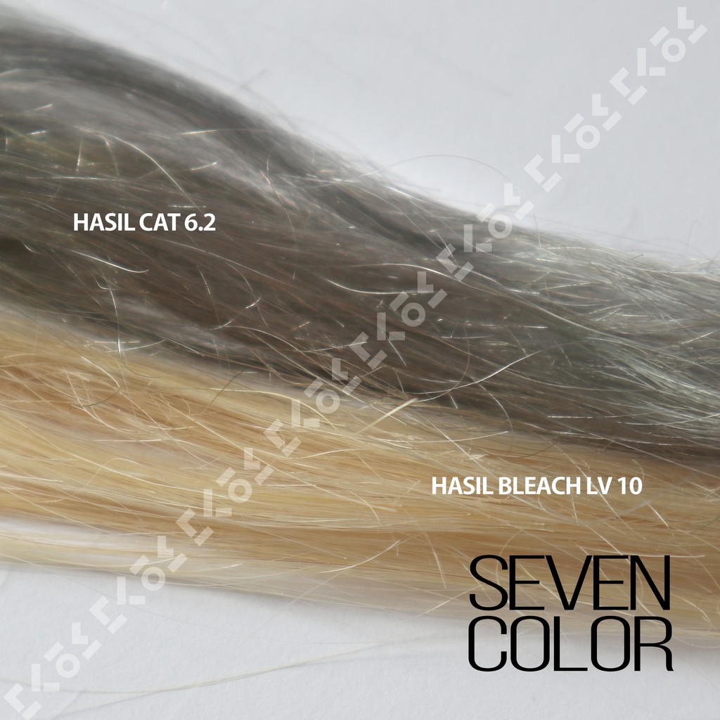 SEVEN COLOR hair color cream cat pewarna rambut import abu-abu gray pastel silver kpop korea