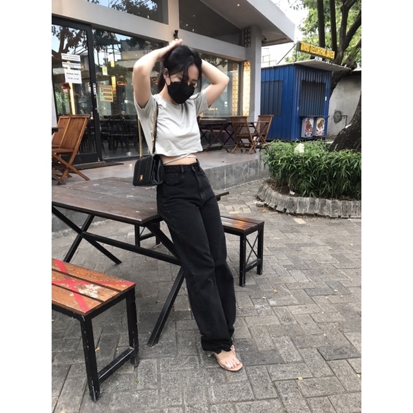 Selim Label Sydney Crop Top Basic Atasan Croptop Korean Style Crop Top Wanita