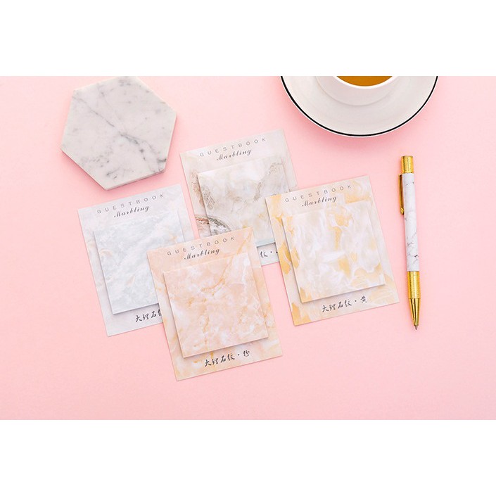 

STICKY NOTE MARBLING / MEMO MARBLING