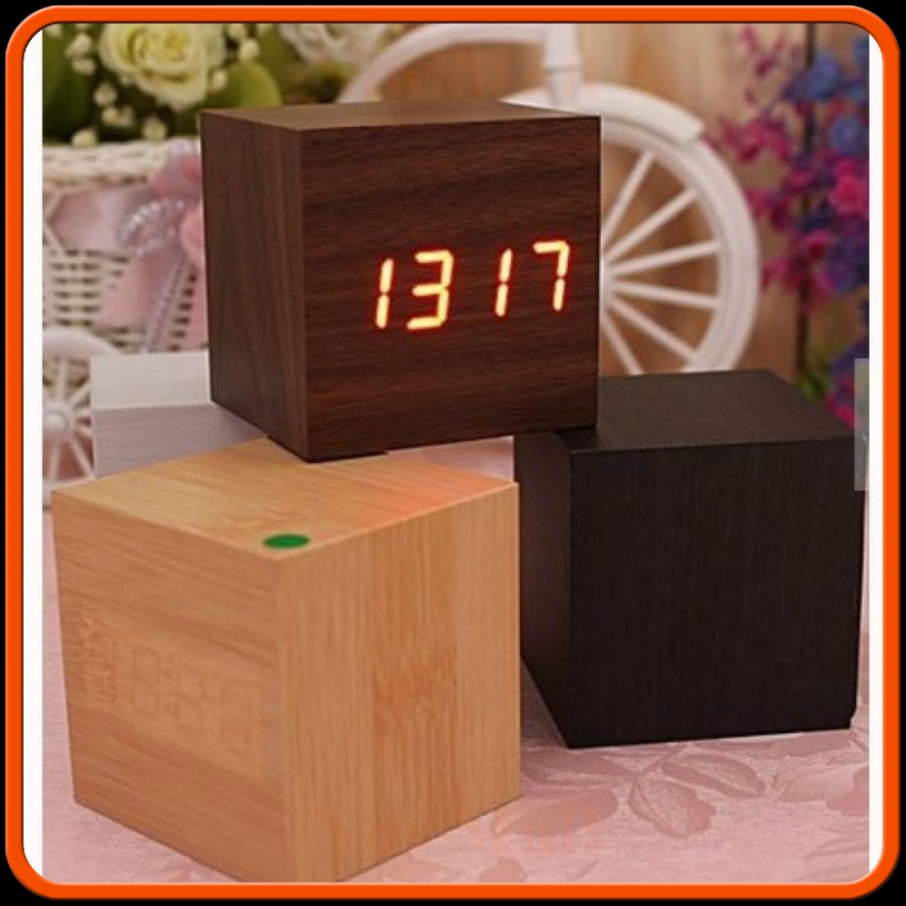 Jam Digital LED Kayu - JK-808