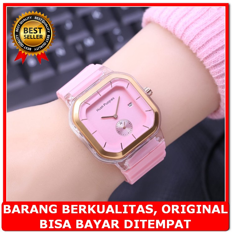 Jam Tangan Wanita Pesta Import Gold Diamond Mewah Original Tahan  ZQ844 New Hush Puppies L4114