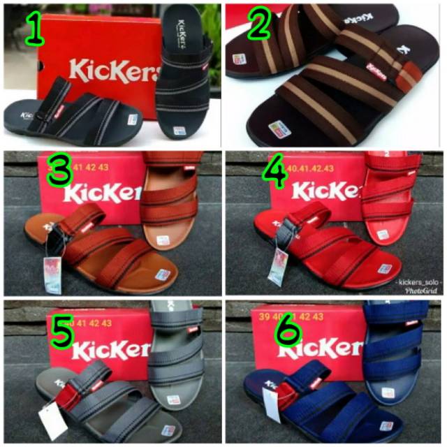  SANDAL  CASUAL PRIA  WANITA KEKINIAN  KICKERS SELOP  GUNUNG 