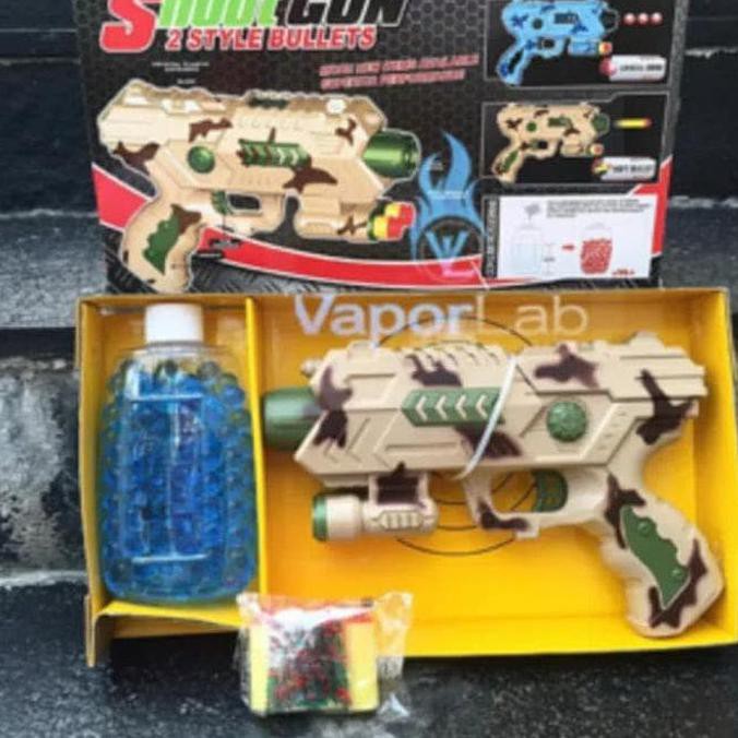 PISTOL LORENG PELURU NERF TOY GUN PELURU HYDROGEL WATER GEL JELLY