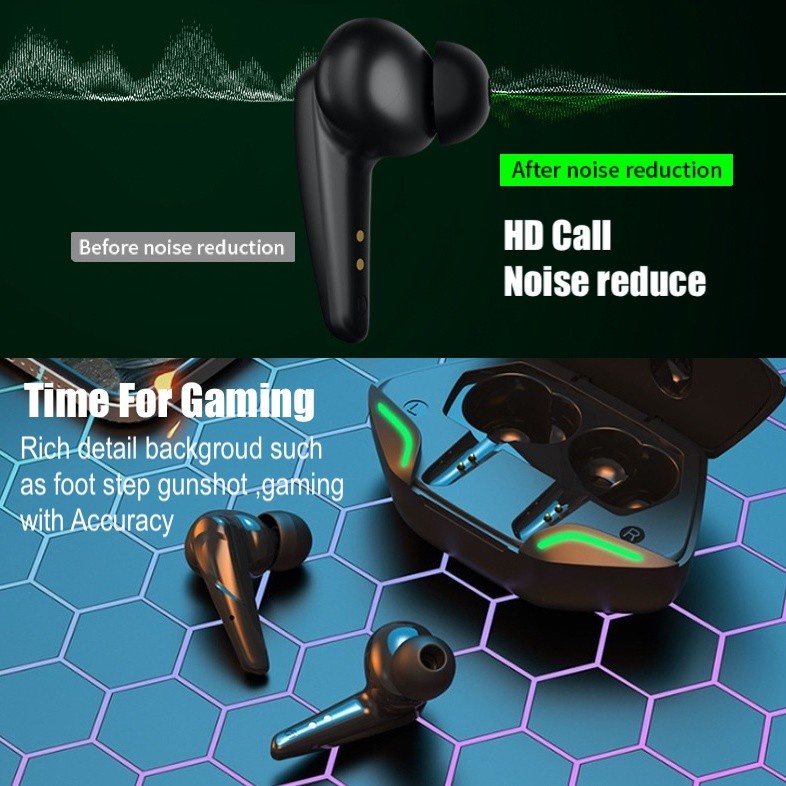 Apro366 High Value TWS Gaming Earbuds Bluetooth Earphone Low Delay-2