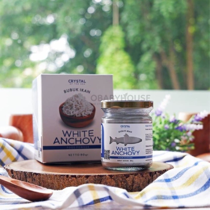 

MURAH Crystal of the Sea White Anchovy Powder/Bubuk Teri 80 gr (BPOM Certifi