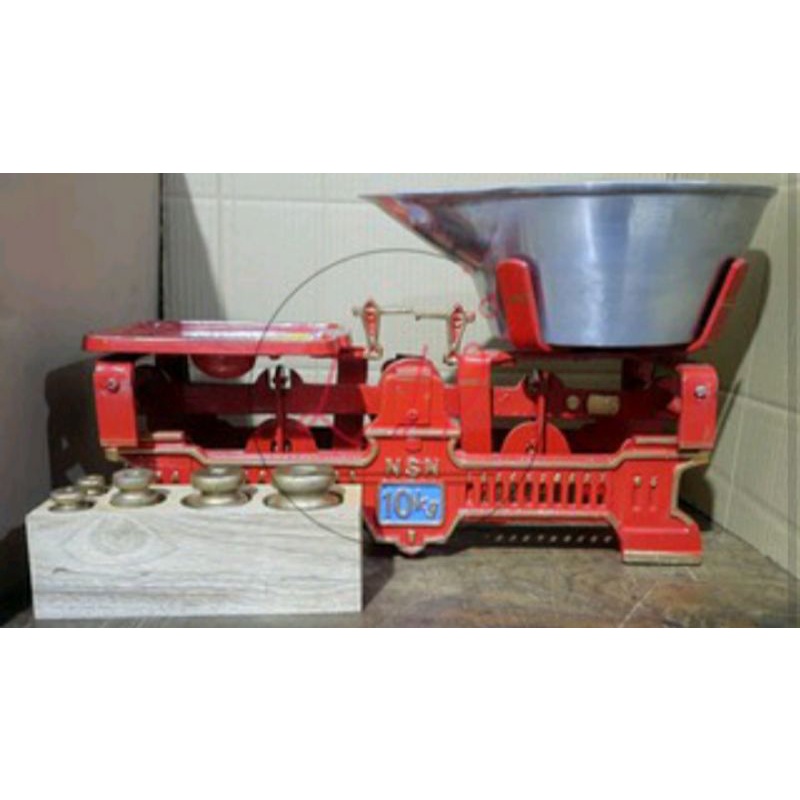 (BONUS BANDUL 5KG) Timbangan bebek / timbangan meja / timbangan beras + Bandul