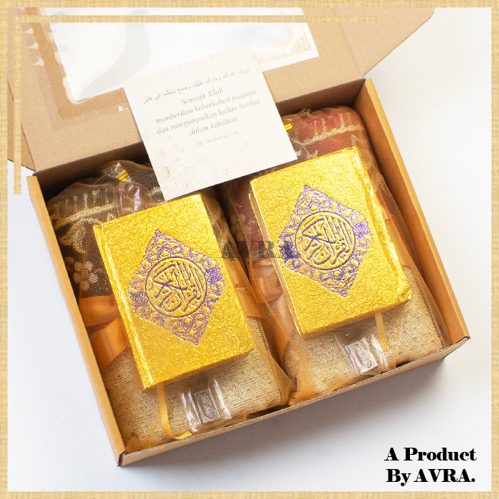 Kado Pernikahan Gift Box Hadiah Hampers Sajadah Wedding Anniversarry Paket Seserahan Premium