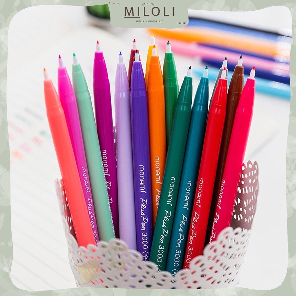 

[MILOLI] 0.38mm Colorful Plus Water Color Pen Pena Warna Warni - D0004