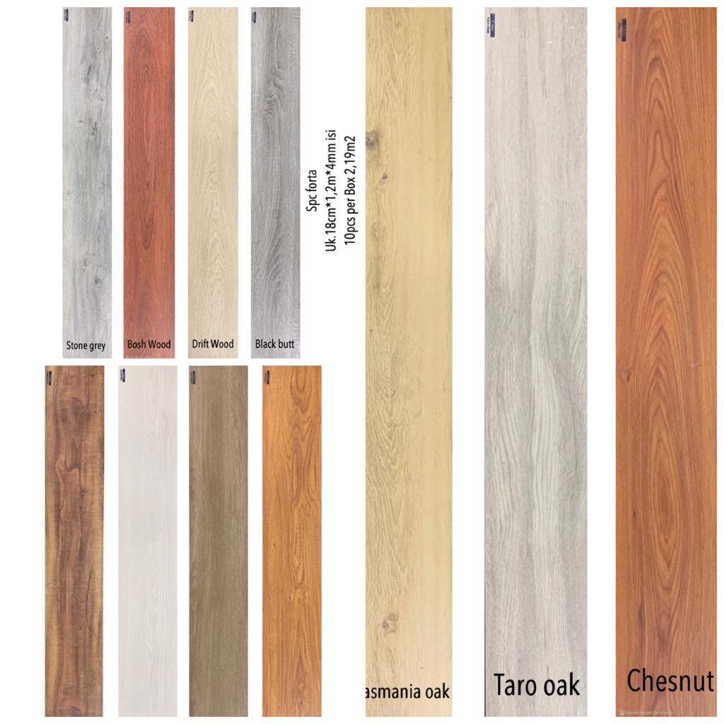 SPC Forta Tebal 4mm - Lantai Vinyl Kayu Murah Berkualitas