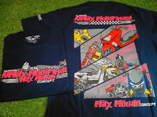 Kaos / Baju / T-Shirt Mothai Thailook Yamaha Nmax Modifikasi Terbaik