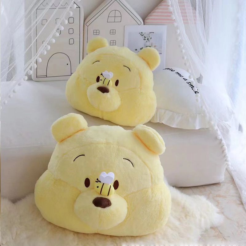 Winnie The Pooh Cute Pooh Big Pillow Bear Poop Plush Doll Bed Cushion Car Headrest Girlfriend Birthday Present