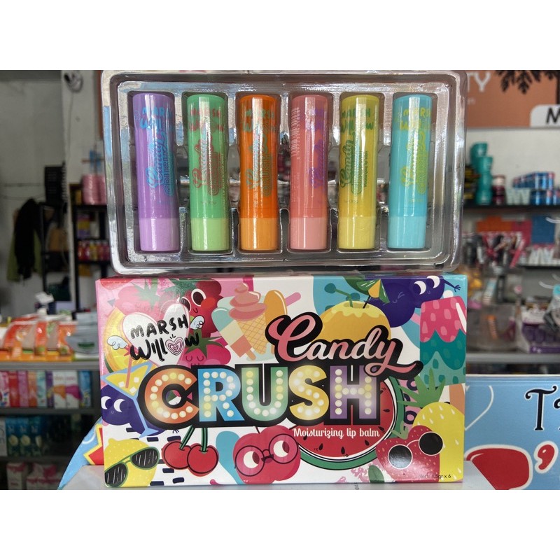 k,az - MARSHWILLOW LIP BALM CANDY CRUSH - LIPBALM LEMBUT