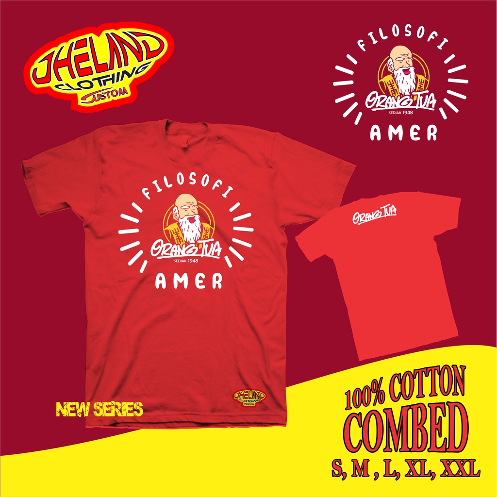 KAOS BAJU DISTRO ANGGUR MERAH - KAOS DISTRO AMER - DISTRO TERMURAH