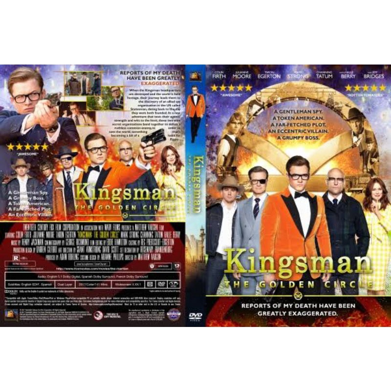 Dvd Kingsman The Golden Circle (2017) Kingsman 2