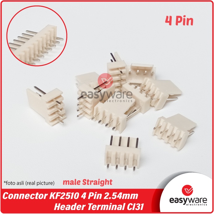 Molex KF2510 4P 4 Pin 4Pin 2.54mm Header Terminal CI31 Connector 2.54mm