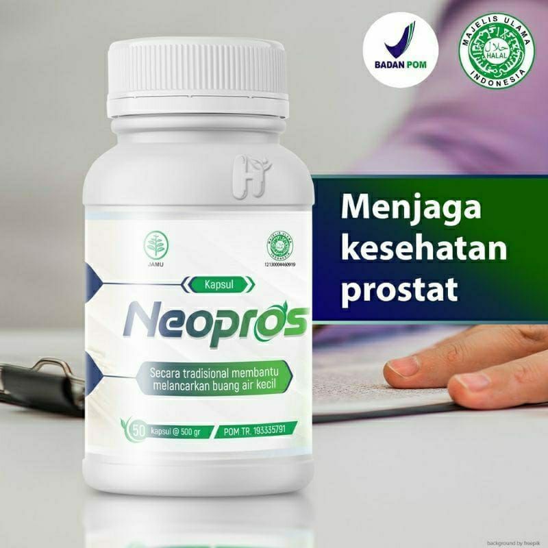 Neopros Tuntaskan Masalah Kanker Prostat & Neopros Obat Melancarkan Buang Air Kecil asli original