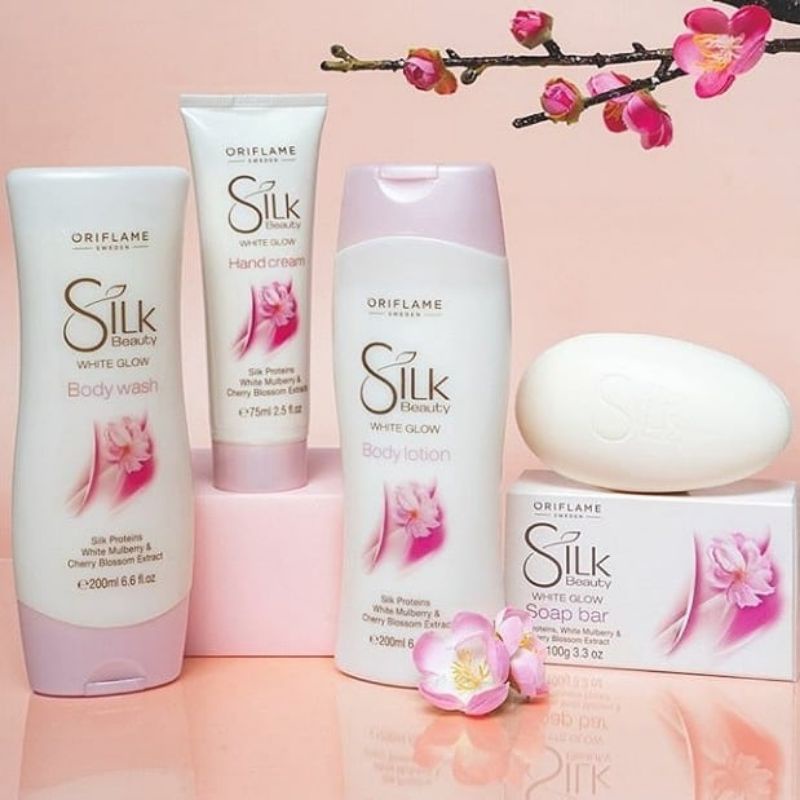 Silk Beauty White Glow Body Lotion / Body Wash / Hand Cream / Soap Bar