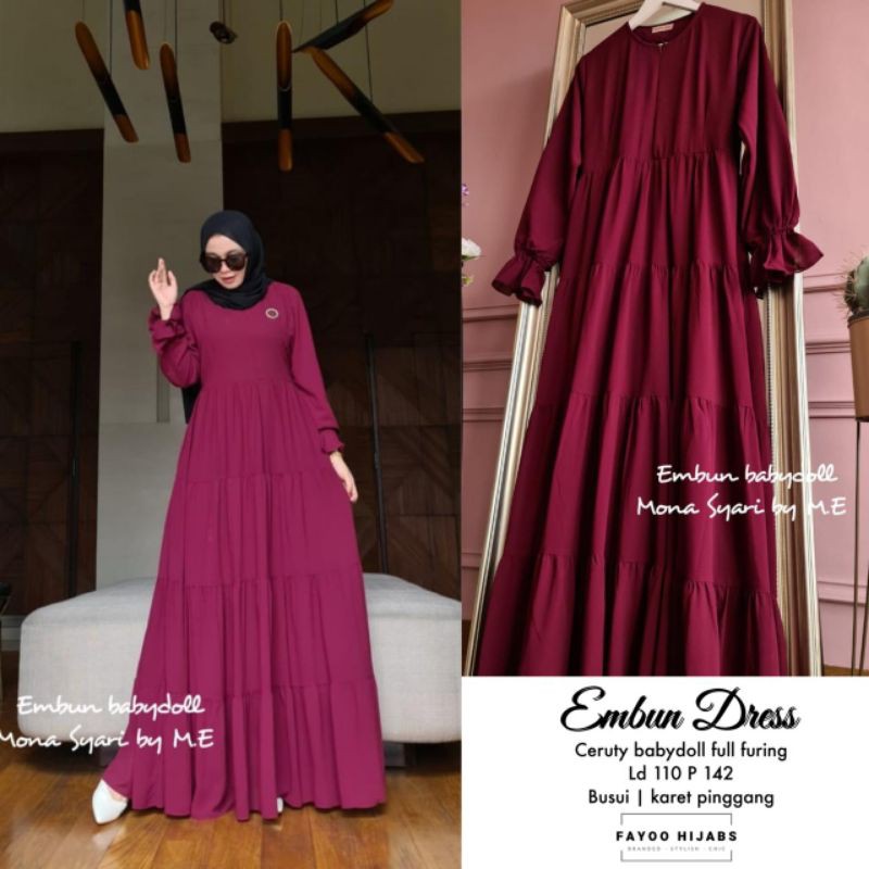 EMBUN DRESS BY FAYOO HIJAB