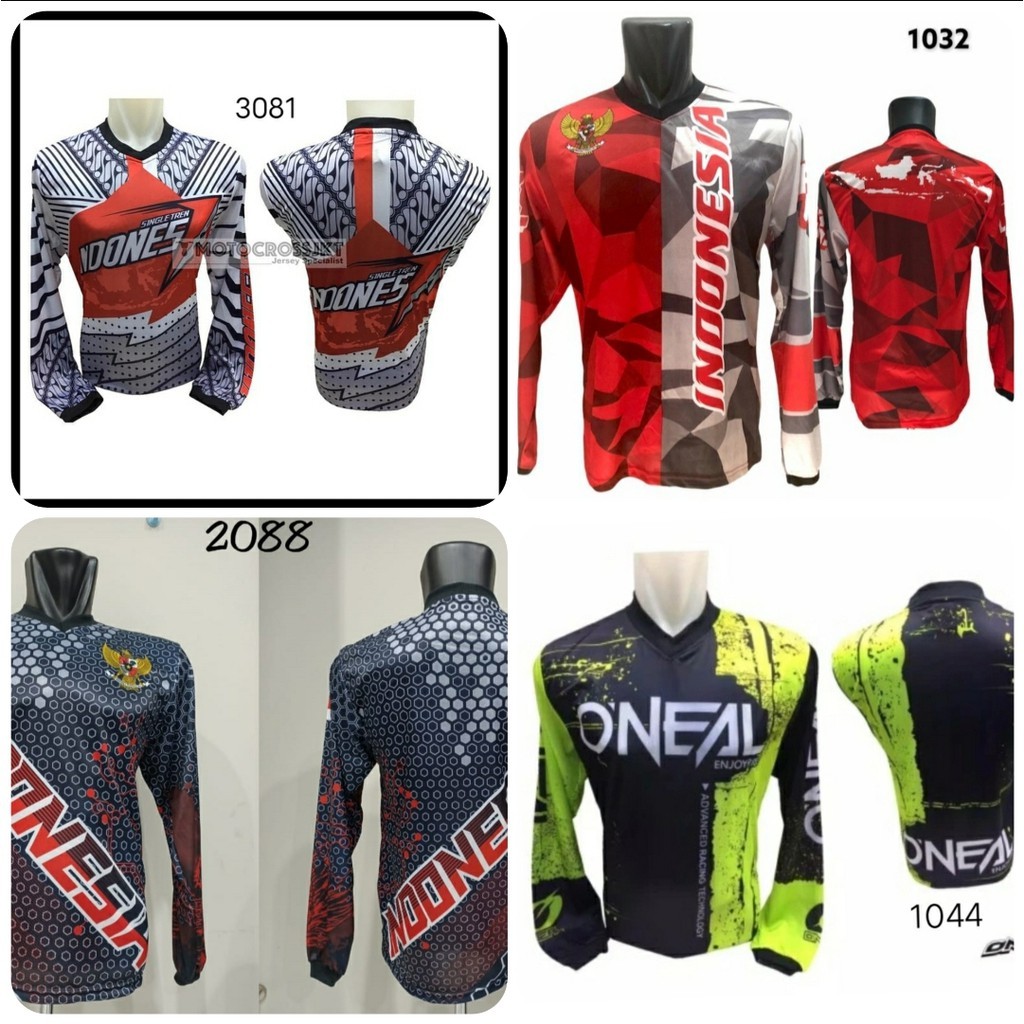 KAOS JERSEY SEPEDA GOWES-BAJU KAOS MOTOR CROSS TRAIL