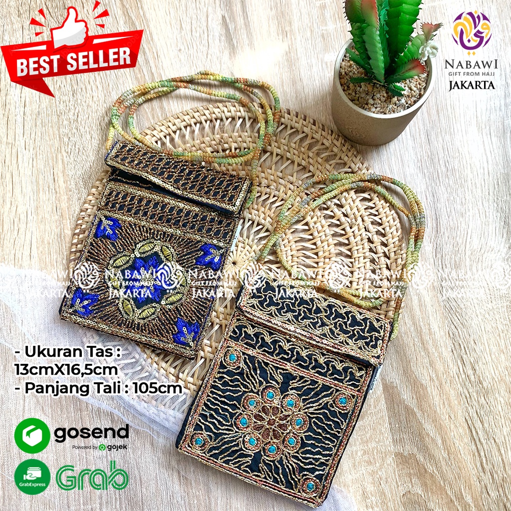 Tas Selempang Pakistan Tas Import Oleh Oleh Haji dan Umroh Jakarta