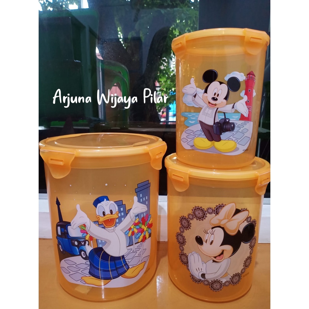 Toples Disney set 3 Tutup KLIP ODATE  +kardus atas bawah &amp; Bubblewrap