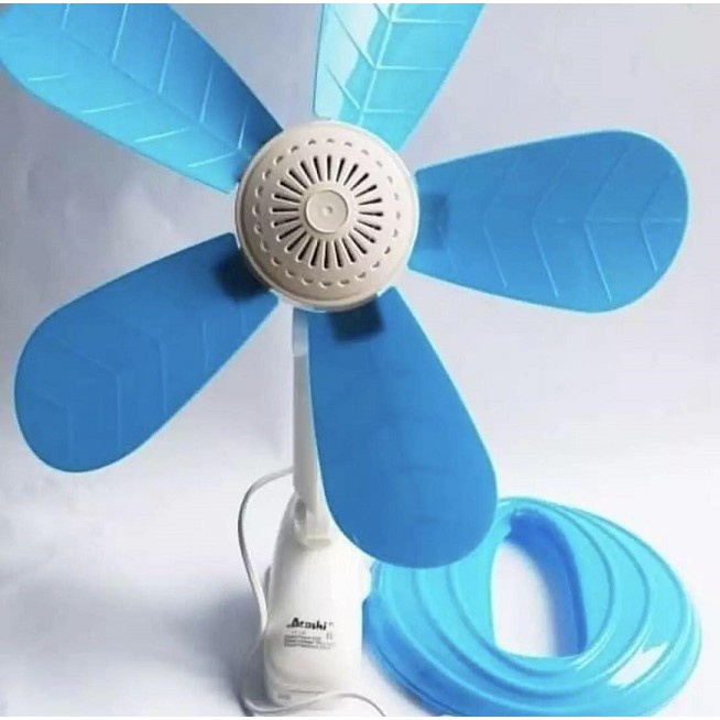 Arashi Kipas Angin duduk Jepit Clip Fan AR138 20 Watt 5 baling baling KIPAS JEPIT KLIP FAN