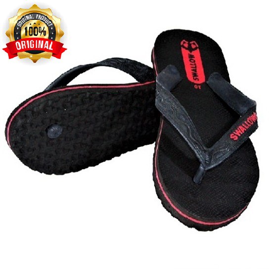 Sendal / Sandal Jepit Swallow Black Pearl M02 Ukuran 39 – 42 Murah